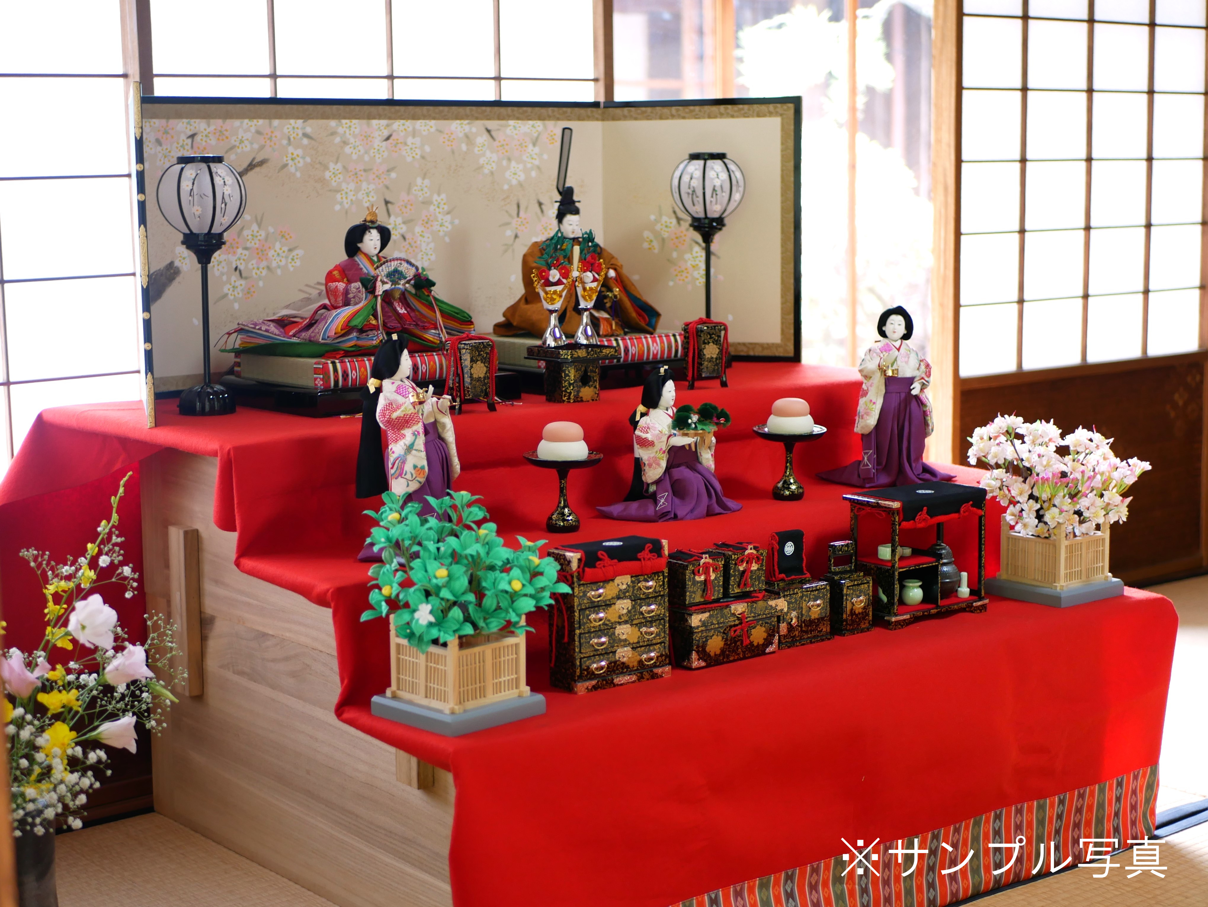 和泉の御蔵 / 北村松月堂作「手描き桜屏風」十号