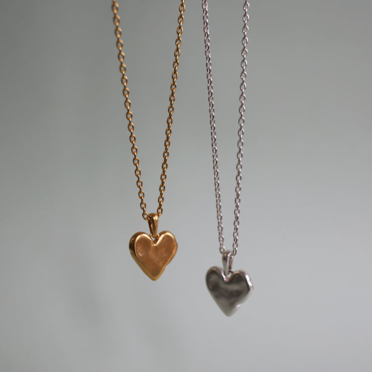 ハートシルフィウムネックレス GD
