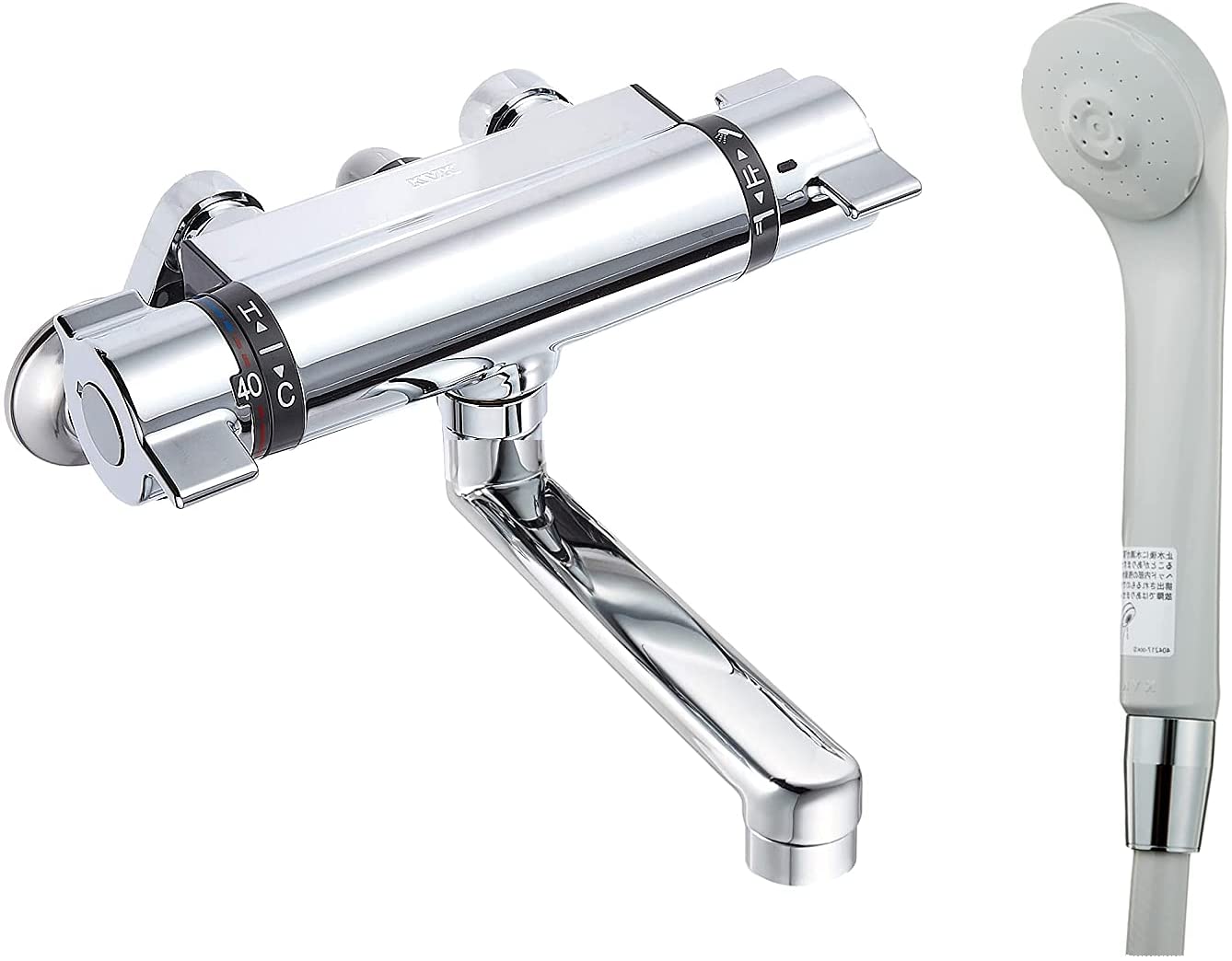KF800T サーモスタット式シャワー（ヘッドとホース付き）【KVK】のこと
