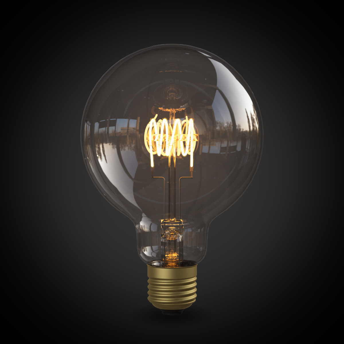 フィラメントLED電球「Siphon」 Ball95 LDF102D ボール95 トラッド