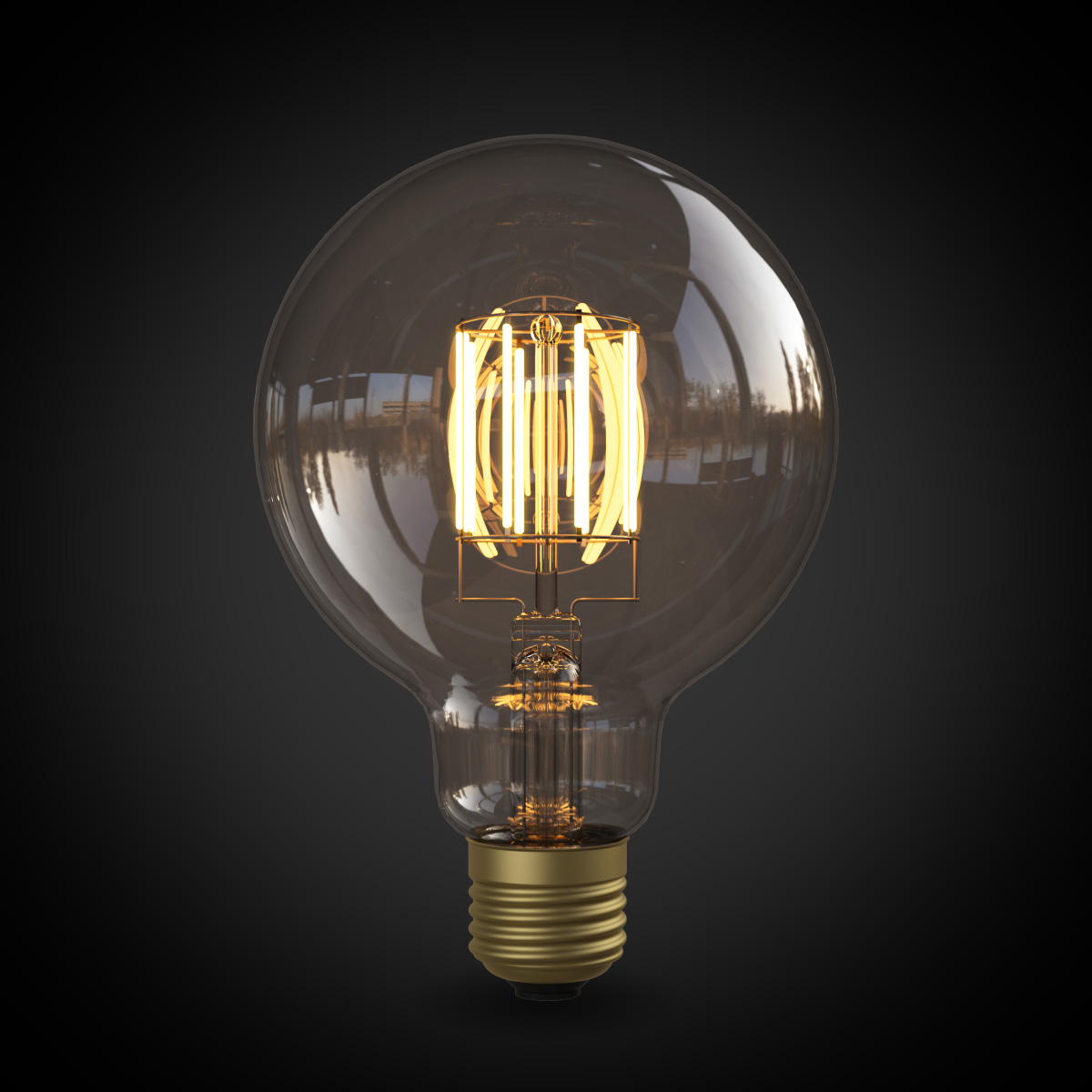 フィラメントLED電球「Siphon」 Ball95 LDF31D ボール95 Only One