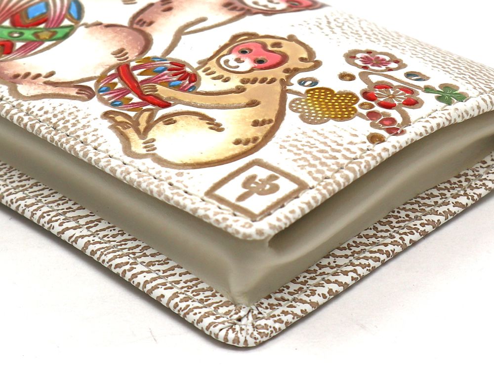 干支財布】さる手毬 箱まち小銭入れ［t］