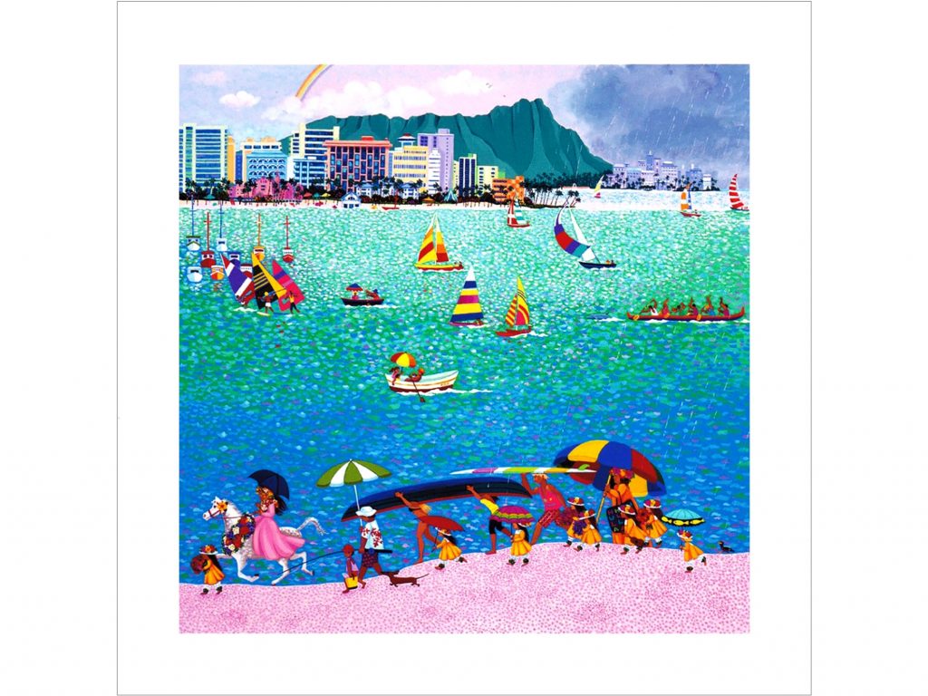 ワイキキビーチをお家でも楽しむ！おすすめのハワイアンアートをご紹介
