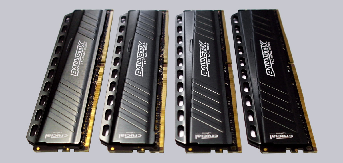 Crucial Ballistix Tactical 32GB DDR4 4x 8GB DDR4-2666 Review