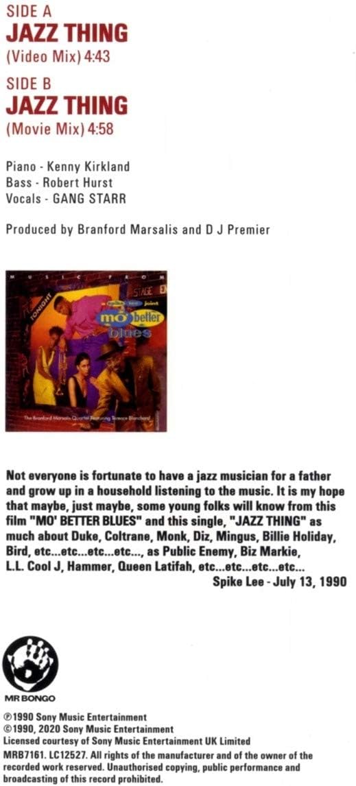 GANG STARR - Jazz Thing (Vinyl) – ODISK'R