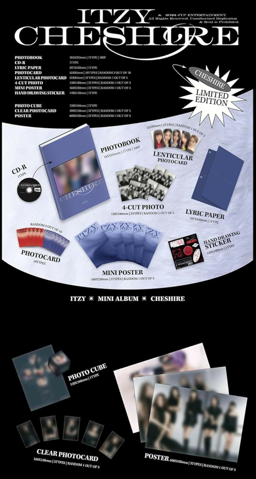 ITZY] CHESHIRE Limited Edition - ODKSHOP