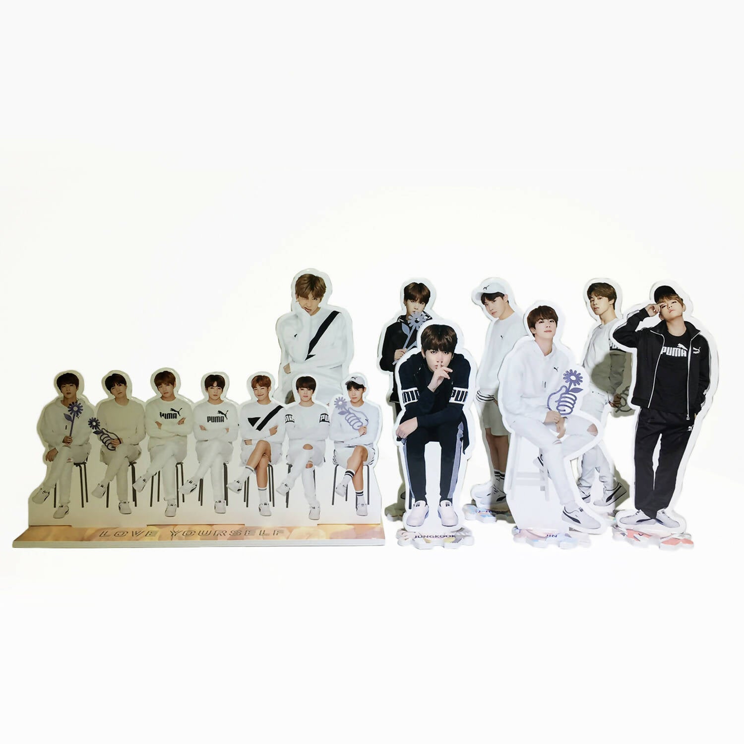 BTS] BTS Standing Doll Full 7 Member Hard Paper - ODKSHOP