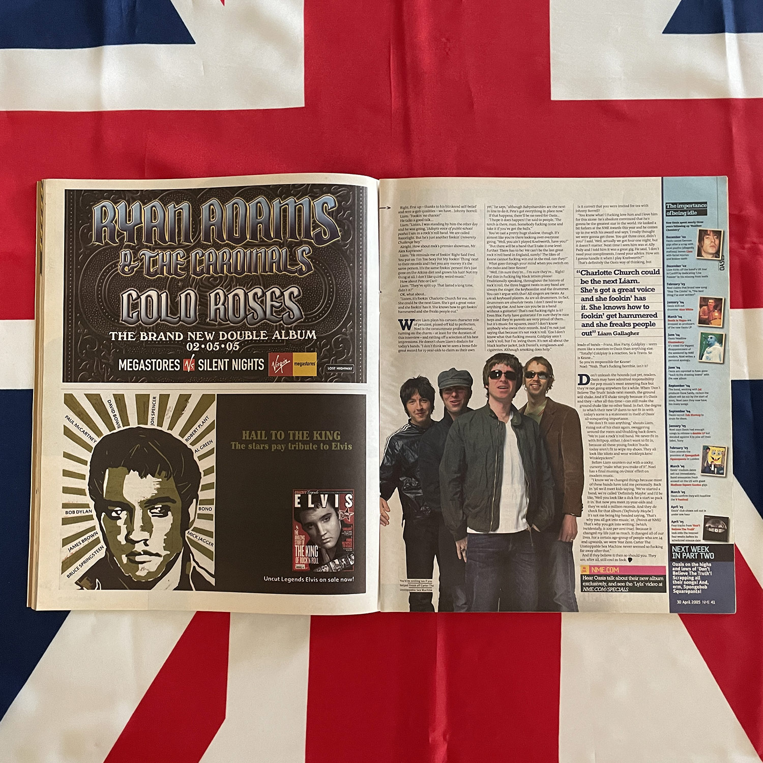 Magazine “NME” 30 April 2005 – Oasis Fans Club