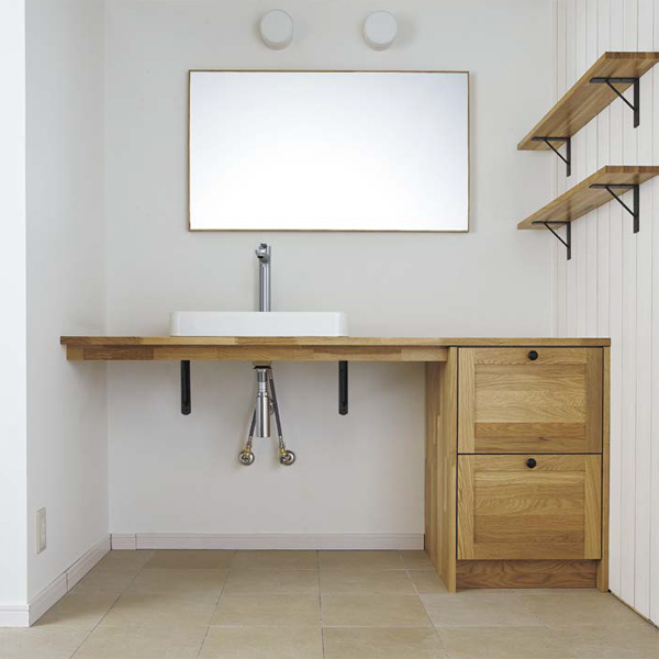 WOODONE（ウッドワン） 木製枠ミラー スリム枠ミラー（大） W1000×H600