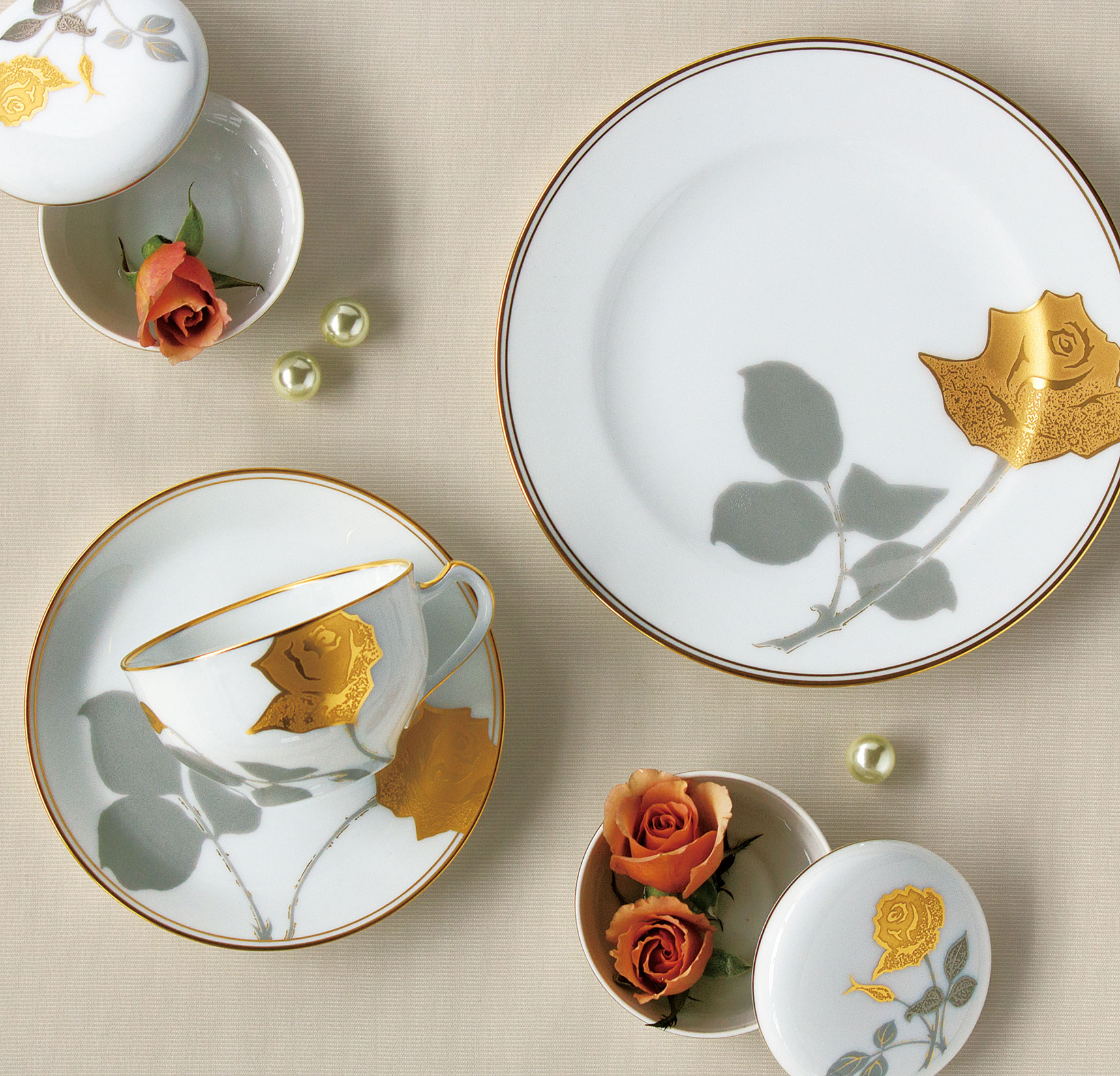 金蝕バラ｜大倉陶園公式ホームページ