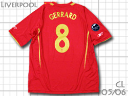 リバプール 05～06 チャンピオンズリーグモデル ゴールドナンバー！ O