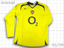 希少】Arsenal アーセナル 05/06 リュングベリ O2 ユニフォーム