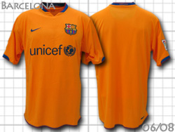 バルセロナ ユニフォームショップ 2007-2008 ホーム ＆ アウェイ