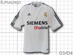 レアル・マドリード ADIDAS ユニフォームショップ 2003-2004 Home