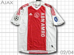 アヤックス ADIDAS ユニフォームショップ 2002-2004 Ajax Home ＆ Away