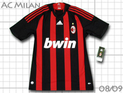 ACミラン 2008-2009 ユニフォームショップ AC Milan ロナウジーニョ