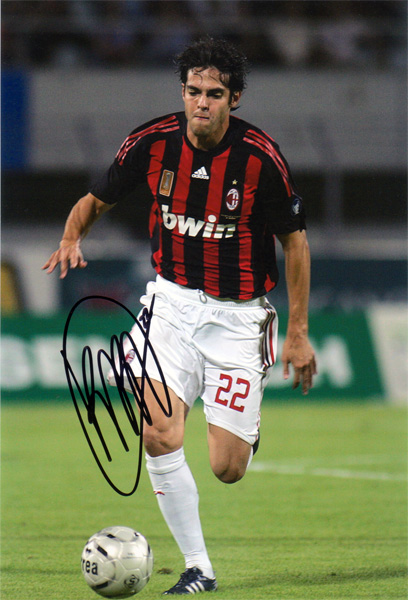 ACミラン 直筆サイン入りフォト AC Milan 2008-2009 ベッカム