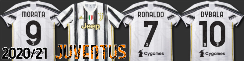 ユベントス ユニフォーム一覧 serieA-B O.K.A.