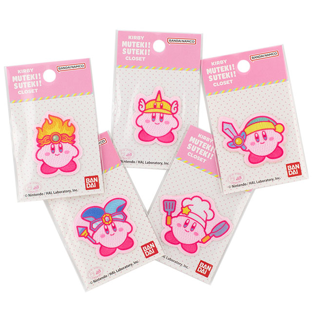 ワッペン 星のカービィ KIRBY MUTEKI！SUTEKI！CLOSET（BAN500） BAN