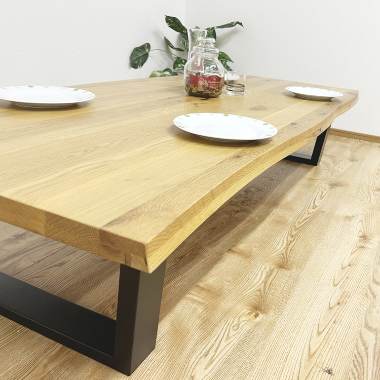 一枚板風座卓テーブル！選べる2サイズ！ | 家具全般のネットショップ