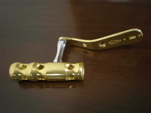 剛樹パワーハンドル110MM（カーブ）電動リール用ゴールド - 22,000円