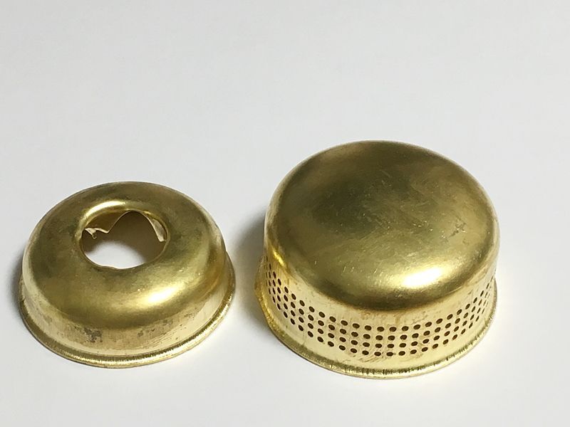 真鍮製 サイレント バーナーキャップ セット ブラス（アウター