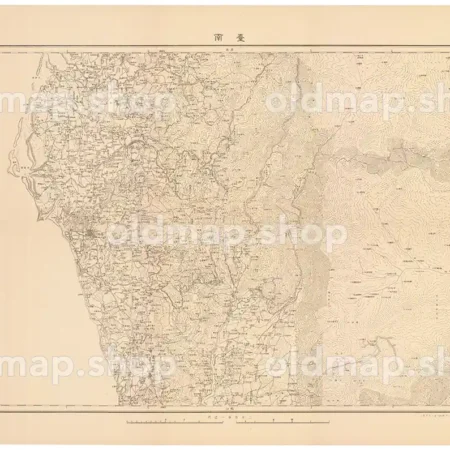 平壌を中心とせる平安南道鳥瞰図 昭和4年(1929) – 鳥瞰図 日本周辺 古