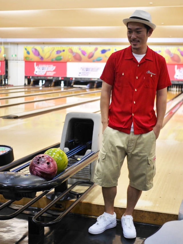 ボーリングシャツ（Bowling makes me Smile)