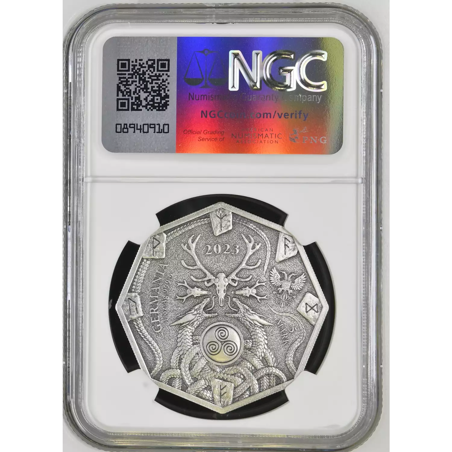 2023 1 oz Silver NGC MS-70 Witchcraft:Seeress Ritual Private Issue