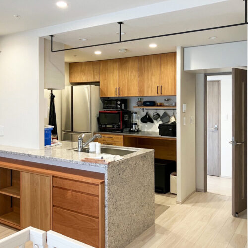 カウンター下収納oguma・オーダー家具＋住宅設計・大阪・北摂