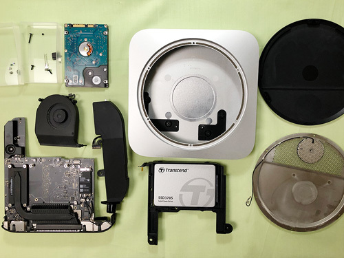 Mac miniをフルSSDのFusion Driveに