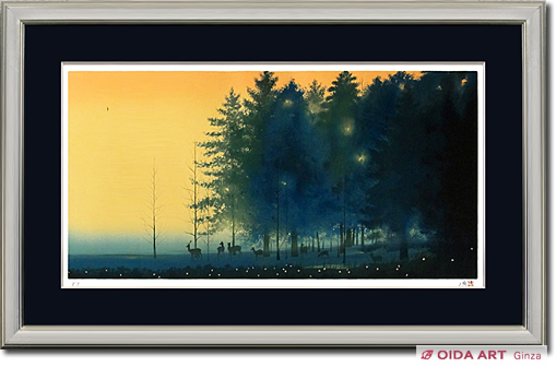 千住博 曙光 | 絵画など美術品の販売と買取 | 東京・銀座 おいだ美術