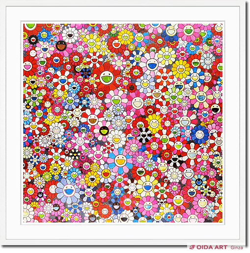 村上隆 シャングリラ・ピンク | 絵画など美術品の販売と買取 | 東京