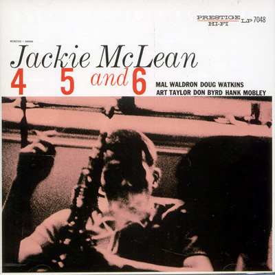 JACKIE MCLEAN (ジャッキー・マクリーン) (LP) タイトル名：4 5 AND 6