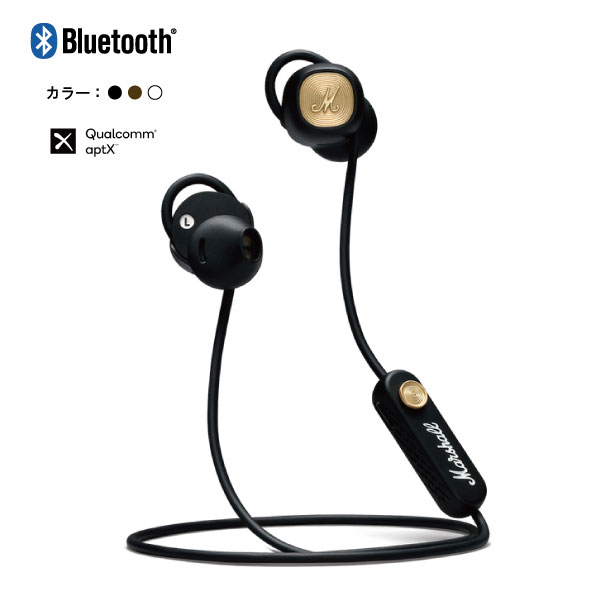 Marshall/ワイヤレスイヤホン/MINOR 2【aptX対応】 全3色 ブラック