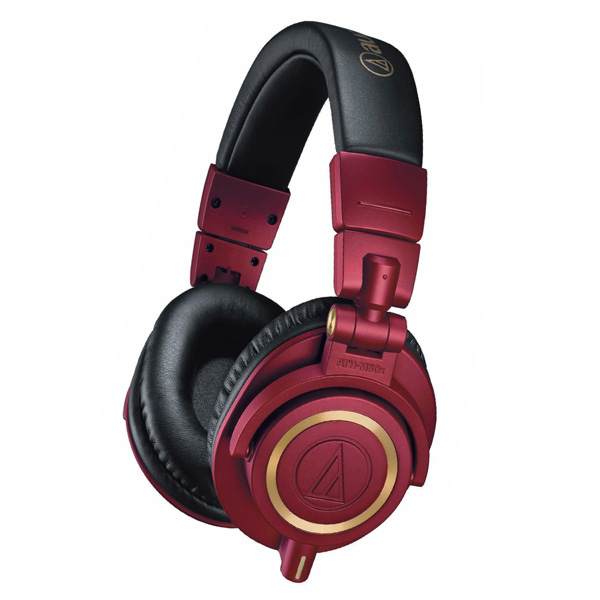ATH-M50xRD／audio-technicaの人気モニターヘッドフォンATH-M50xの限定