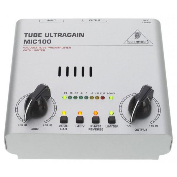 BEHRINGER(ベリンガー)/マイクプリアンプ/MIC100 TUBE ULTRAGAIN