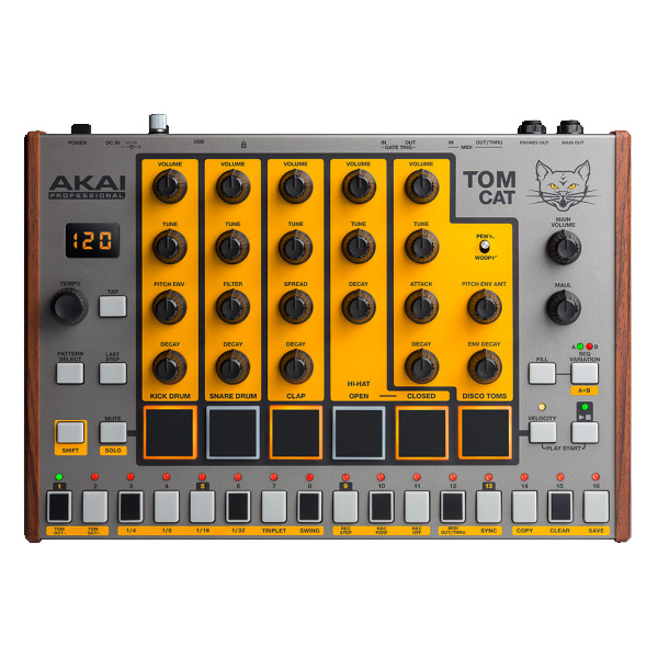 伝統のフルアナログドラムマシン！AKAI PROFESSIONALからTom Catが誕生！