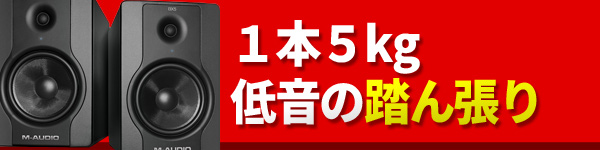 M-AUDIOの高品質スピーカー「BX5 D2」！