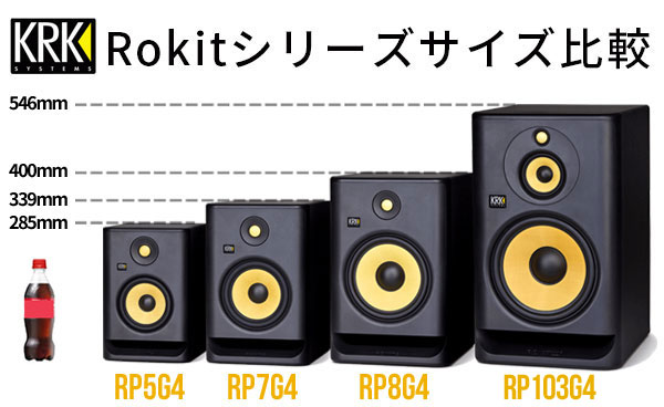 KRK/モニタースピーカー/ROKIT 5 G4【RP5G4】 -DJ機材アナログレコード
