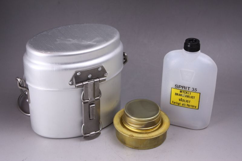 スウェーデン 軍 飯盒 アルミ飯ごう メスキット/Sweden 【未使用