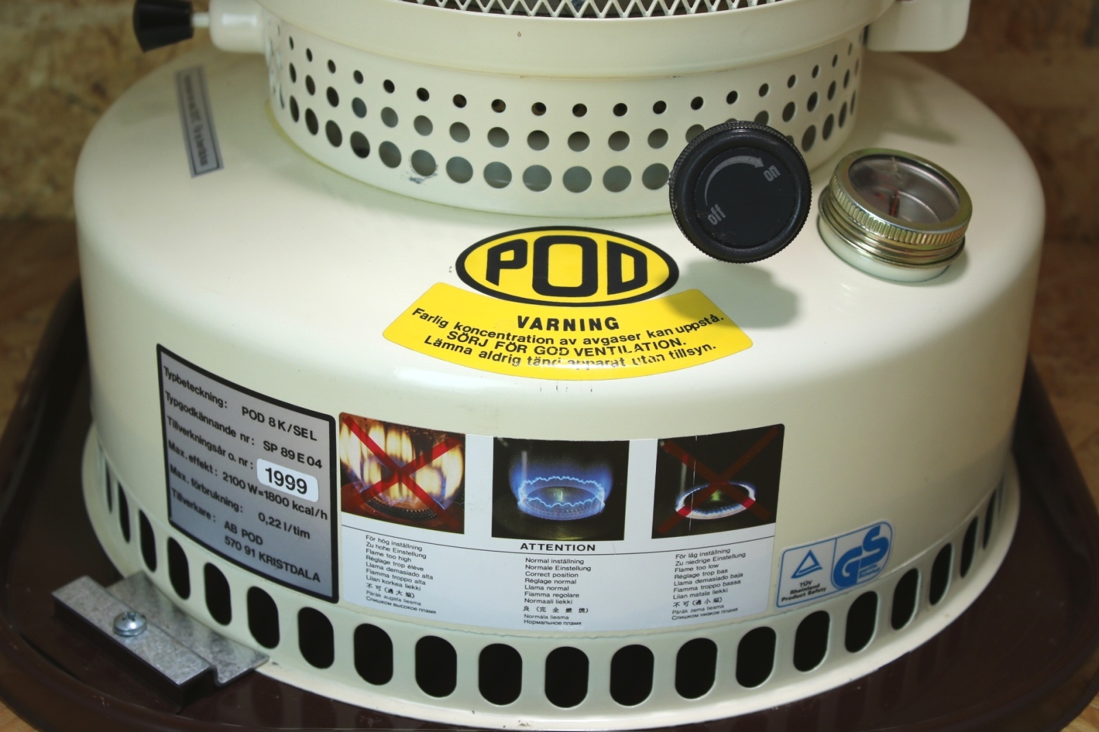 POD ストーブ8K Heater スウェーデン - 北欧キャンプストーブと