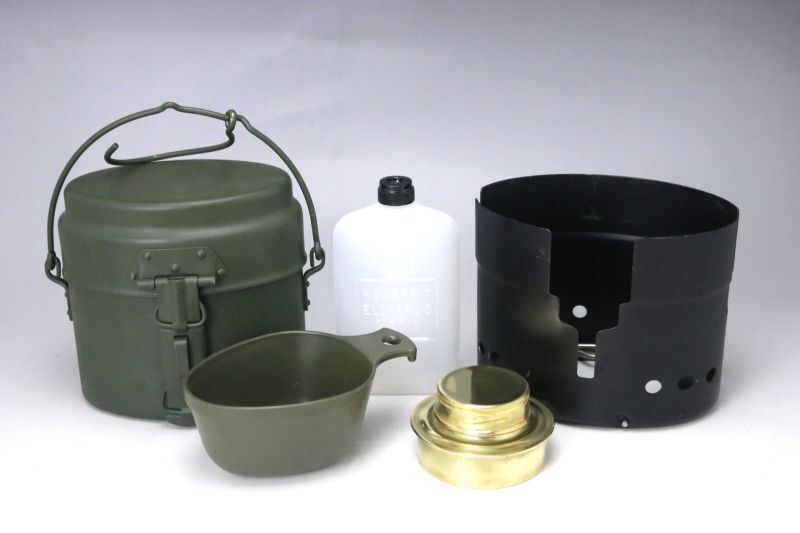 スウェーデン軍 メスキット 飯ごう/Sweden キャンプストーブ Old and Tools