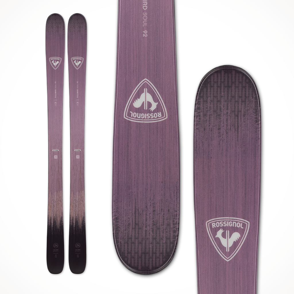 2025 Rossignol Rallybird Soul 92 Skis — All-Mountain Freeride
