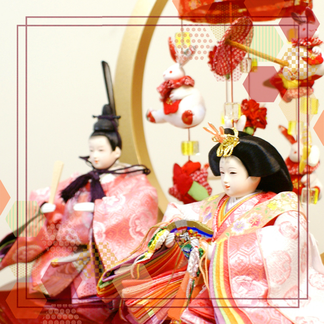 雛人形,東京久月, よろこび雛,親王平飾り,ひな人形,S-37101