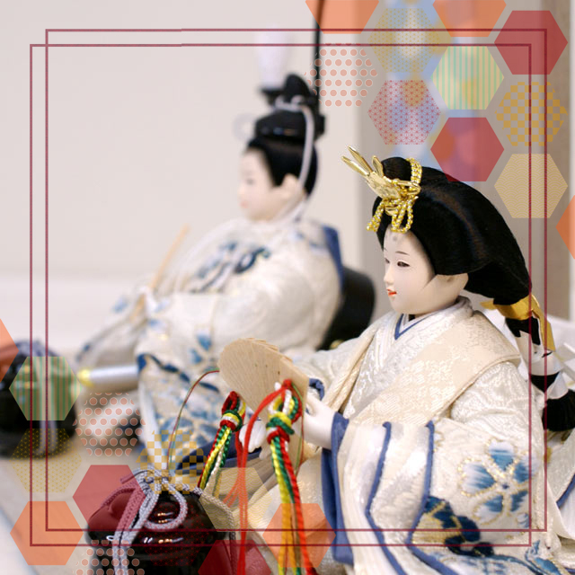 雛人形,東京久月, よろこび雛,親王平飾り,ひな人形,S-37436