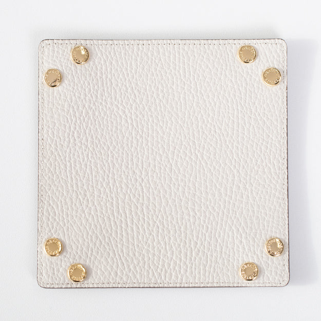 オリジナルレザージュエリートレイ」トープ×オフホワイト