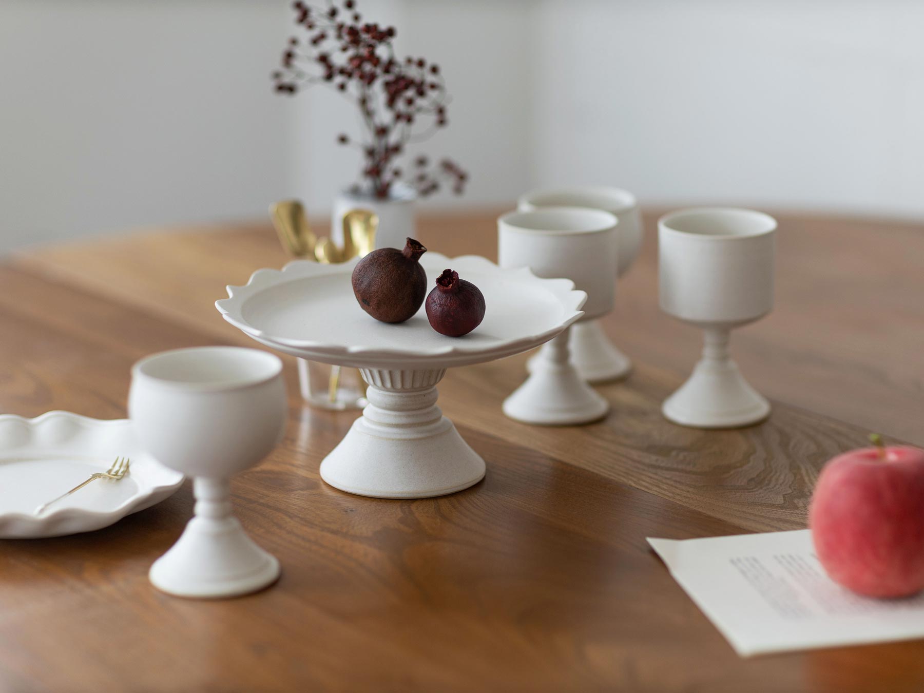 水谷ちえみ ケーキスタンド｜コンポート・その他食器｜オルネ ド