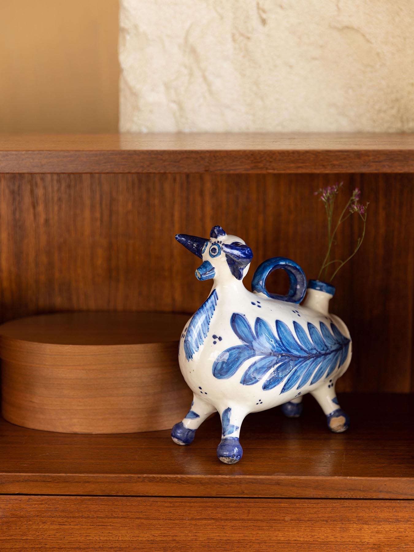 ARTESANIA SAN JOSE 陶器オブジェ（牛の水差し）｜オブジェ