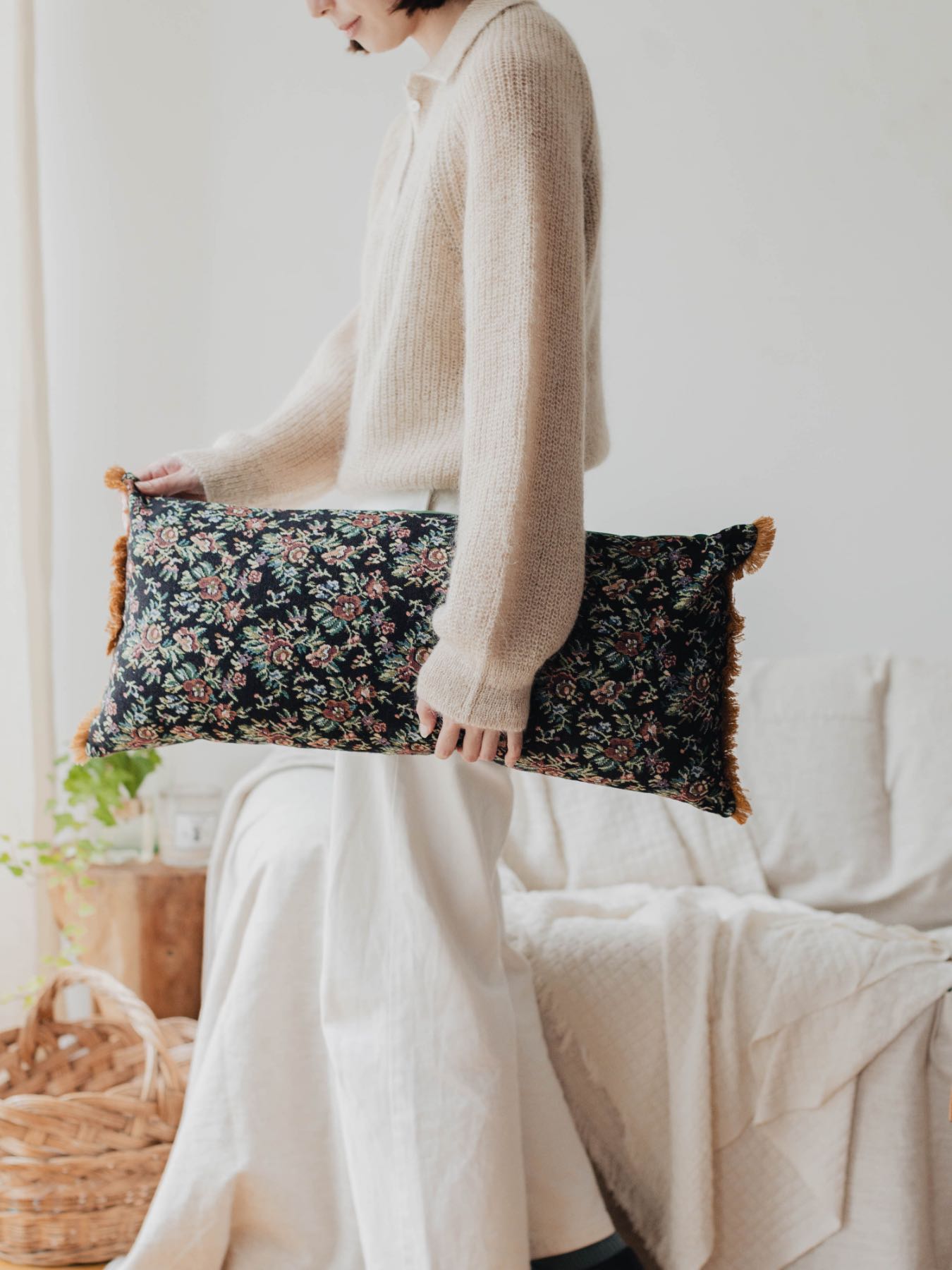 オリジナル・ゴブランクッション／ロング｜クッション｜オルネ ド